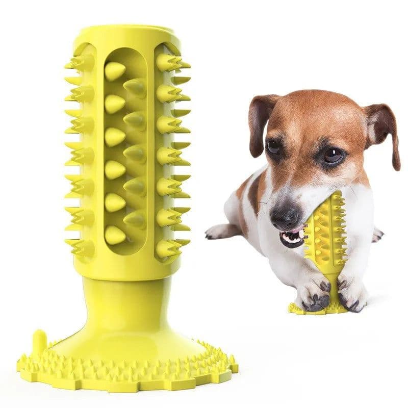 image-Pet Dog Toy Interactive Phonation dumbbell for Small Large Dogs Puppy Cat Chewing Toys Pet Tooth Cleaning Indestructible Article