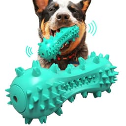 image-Pet Dog Toy Interactive Phonation dumbbell for Small Large Dogs Puppy Cat Chewing Toys Pet Tooth Cleaning Indestructible Article