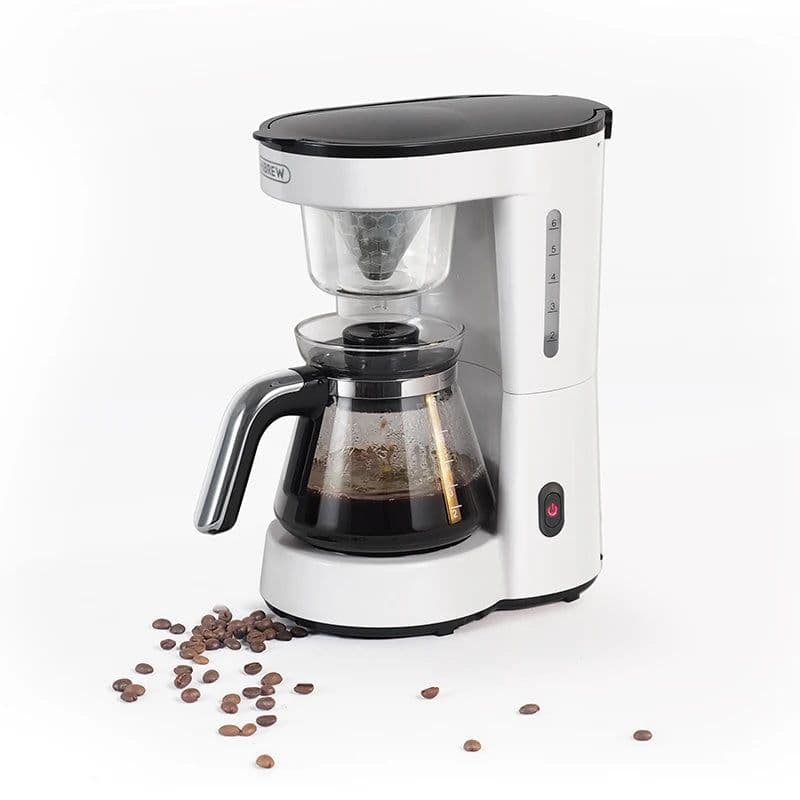 image-HiBREW 3 in 1 America Drip Coffee Machine Pour Over Coffee Maker Glass Teapot Hot Tea Maker 750ML H12