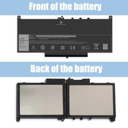 image-E7470 E7270 J60J5 Battery for Dell Latitude 7470 7270 Laptop Battery 1W2Y2 0MC34Y MC34Y R1V85 242WD GG4FM WYWJ2 451-BBSX BBSY