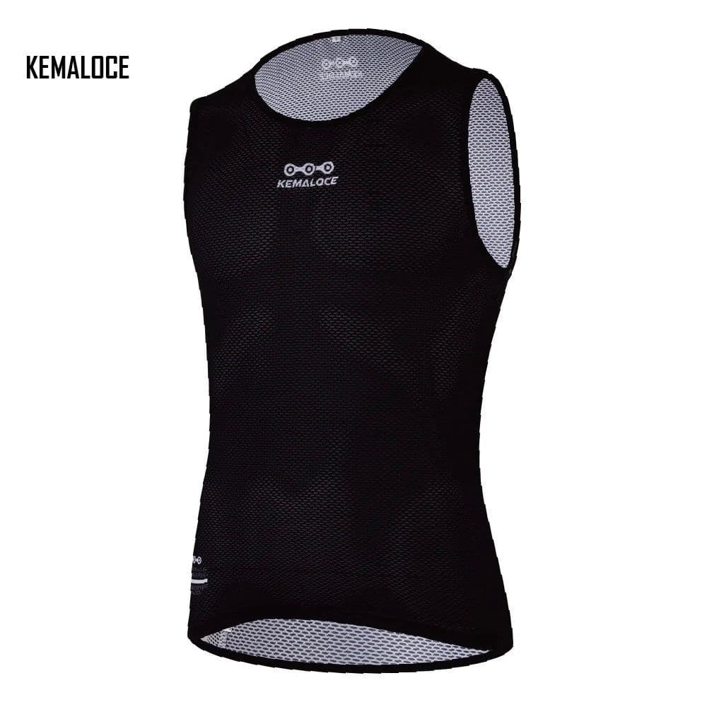 image-KEMALOCE Cycling Base Layer Sleevess Breathable White 2023 Cool Cycle Sleevess Vest Quick Dry Summer MTB Vest Bike Undershirts