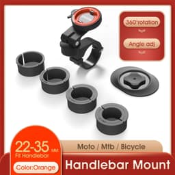 image-Universal Motorcycle Bike Mobile Phone Holder Bicycle Moto Aluminum Quick Mount Stand Mountain Bike Handlebar Bracket for Harley