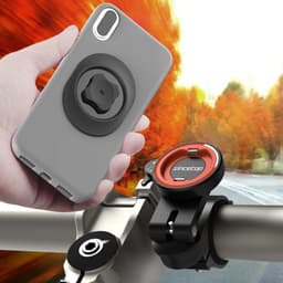 image-Universal Motorcycle Bike Mobile Phone Holder Bicycle Moto Aluminum Quick Mount Stand Mountain Bike Handlebar Bracket for Harley