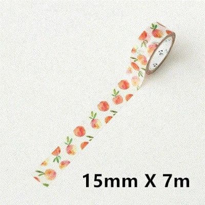 image-15mm*7m Summer cool fruit Japanese Masking Washi Tape Decorative Adhesive Tape Decora Diy Scrapbooking Sticker Label Stationery