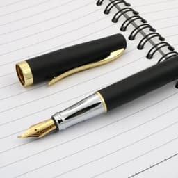 image-Classic Duke 209 Fountain Pen Golden Matte Black 1.0MM Bent Fude Nib Ink Business Stationary