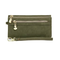 image-PUOU 2020 Fashion Zipper Purses Women's Wallets Envelop Long Wallet Women Long Section Clutch Wallet Soft PU Leather Money Bag