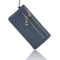 image-PUOU 2020 Fashion Zipper Purses Women's Wallets Envelop Long Wallet Women Long Section Clutch Wallet Soft PU Leather Money Bag