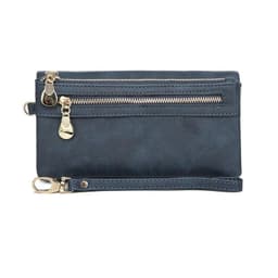 image-PUOU 2020 Fashion Zipper Purses Women's Wallets Envelop Long Wallet Women Long Section Clutch Wallet Soft PU Leather Money Bag
