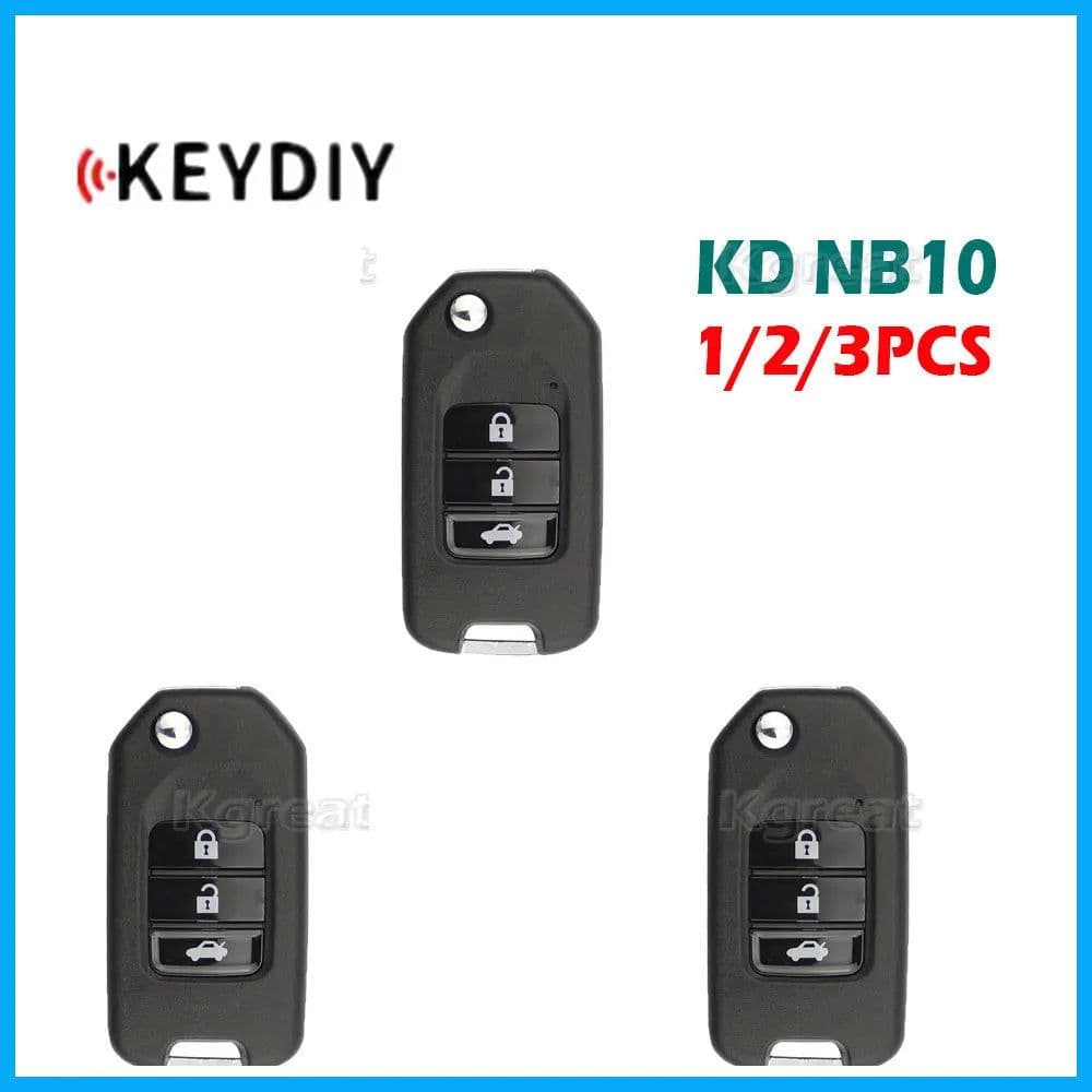 image-1/2/3pcs KEYDIY NB10 Multifunction Remote Car Key NB10-2 NB10-3 NB10-4 for KD900/KD-X2/KD MINI Key Programmer for Honda Car Key