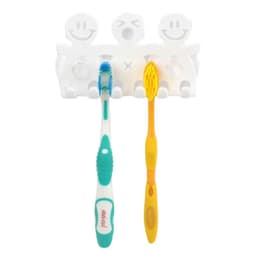 image-Bathroom cute Cartoon Sucker Toothbrush Holder / Suction Hooks Tooth Brush Holder new hot Suction Cup Toothbrush Rack Cap