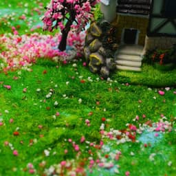 image-Static Grass Powder 3MM Turf Flocking Nylon Toy Model Scene Making 60g six-color / monochrome Diorama Sand table Simulation Tuft