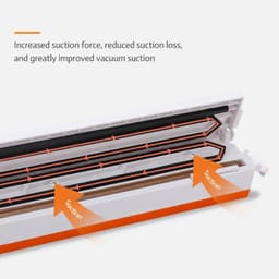 image-Electric Vacuum Sealer Machine For Food Storage With 10pcs Free Food Saver Bags Automatic Vacuum Sealer Packaging Machine