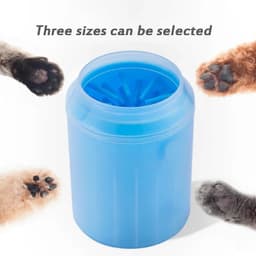 image-Dog Paw Cleaner Cup Soft Silicone Foot Cleaning Brush Portable Pet Dogs Towel Foot Washer Foot Cleaning Bucket Dog Accessories