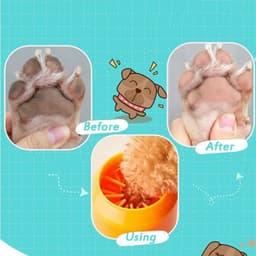 image-Dog Paw Cleaner Cup Soft Silicone Foot Cleaning Brush Portable Pet Dogs Towel Foot Washer Foot Cleaning Bucket Dog Accessories
