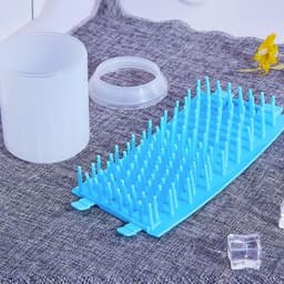 image-Dog Paw Cleaner Cup Soft Silicone Foot Cleaning Brush Portable Pet Dogs Towel Foot Washer Foot Cleaning Bucket Dog Accessories