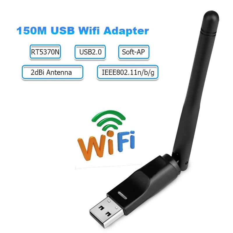 image-RT5370 USB Wifi Adapter 150Mbps Wireless Network Card USB Wifi Antenna Adapter Wifi Receiver Transmitter Soft-AP Drop Shipping