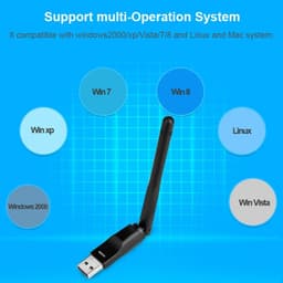 image-RT5370 USB Wifi Adapter 150Mbps Wireless Network Card USB Wifi Antenna Adapter Wifi Receiver Transmitter Soft-AP Drop Shipping