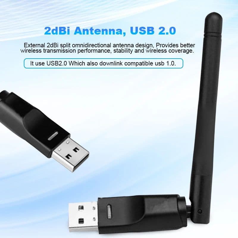 image-RT5370 USB Wifi Adapter 150Mbps Wireless Network Card USB Wifi Antenna Adapter Wifi Receiver Transmitter Soft-AP Drop Shipping