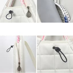 image-Portable White Tennis Bag GreatSpeed Women Tenis Shoulder Bag Adult Tennager Tenis Padel Squash Badminton Racket Storage Handbag