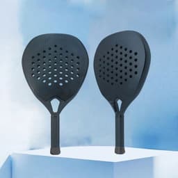 image-Padel Tennis Racket Carbon Fiber Surface with EVA Memory Flex Foam Core Racket Cover Outdoor Sports Racquet Equipment