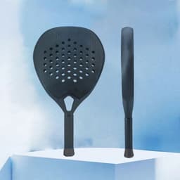 image-Padel Tennis Racket Carbon Fiber Surface with EVA Memory Flex Foam Core Racket Cover Outdoor Sports Racquet Equipment