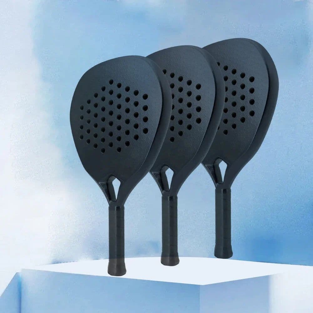 image-Padel Tennis Racket Carbon Fiber Surface with EVA Memory Flex Foam Core Racket Cover Outdoor Sports Racquet Equipment