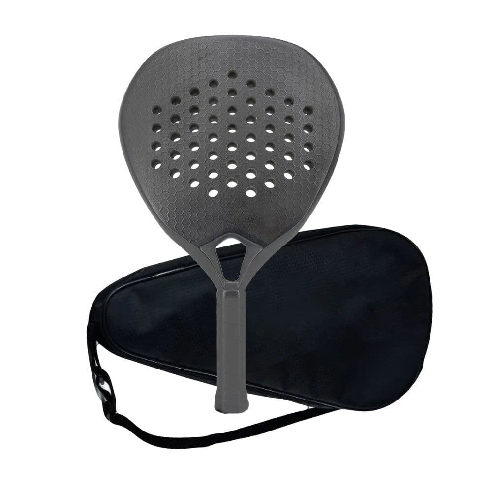 image-Padel Tennis Racket Carbon Fiber Surface with EVA Memory Flex Foam Core Racket Cover Outdoor Sports Racquet Equipment