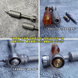 image-EDC Titanium Alloy PEI Screwdriver Portable Gadget Cross Bit Riding Equipment Outdoor Camping Multi-functional Gear EDC Tools