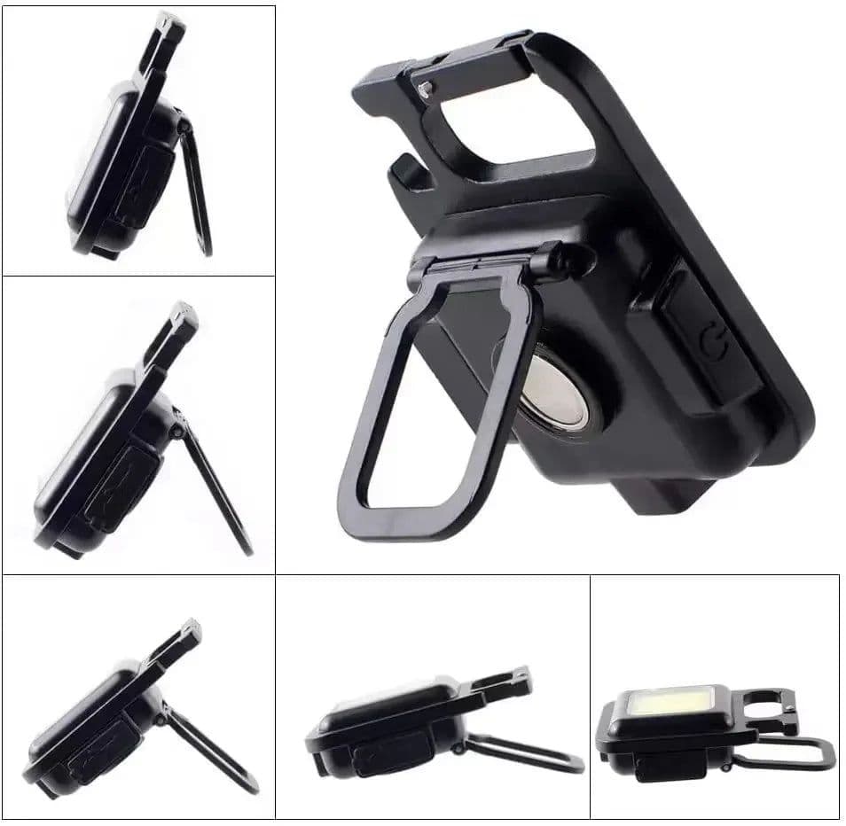 image-COB Lantern Mutifuction Portable Flashlight Pocket Work Light Outdorr Camping Fishing Climbing LED Light Bottle Opener, Hook