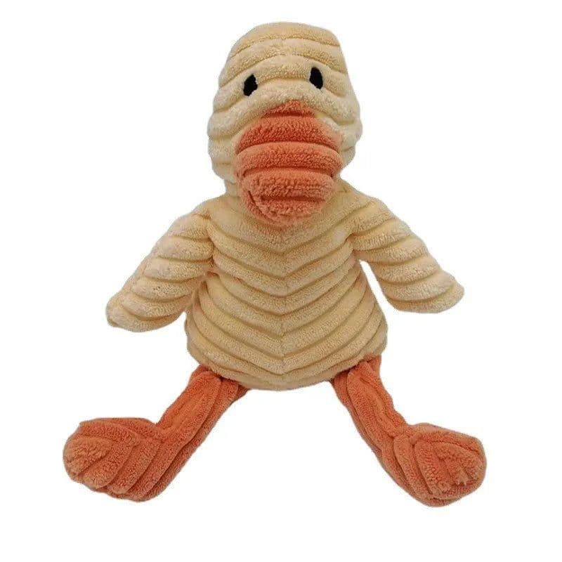 image-Plush Dog Toy Animals Shape Bite Resistant Squeaky Toys Corduroy Dog Toys for Small Large Dogs Puppy Pets Training Accessories