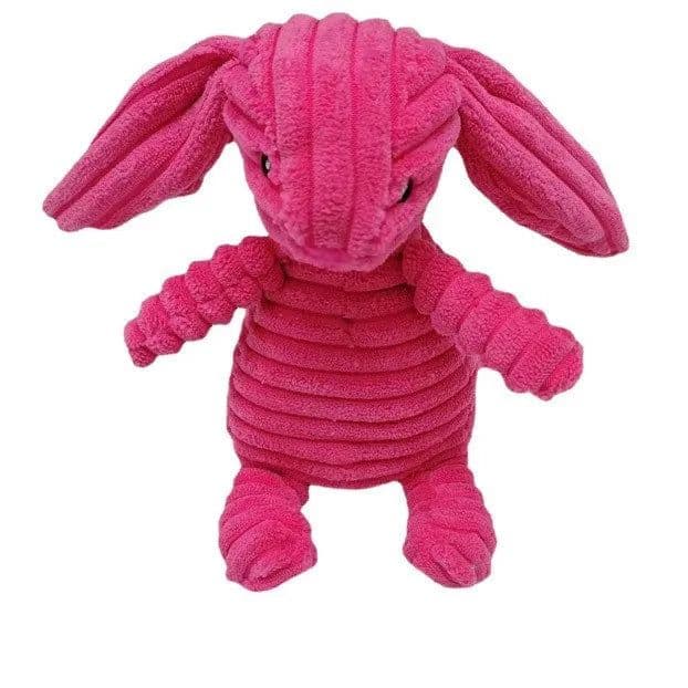image-Plush Dog Toy Animals Shape Bite Resistant Squeaky Toys Corduroy Dog Toys for Small Large Dogs Puppy Pets Training Accessories