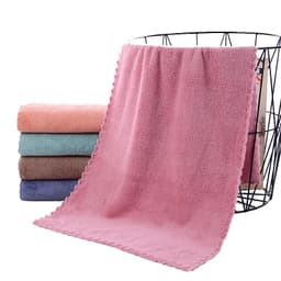 image-1pc Microfibre Bowknot Wrap Towel Quick Hair Drying Bath Towels Spa Bowknot Wrap Towel Hat Cap for Bath Bathroom Accessories