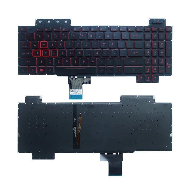 image-English Laptop keyboard for Asus TUF Gaming FX505 FX505G FX505D FX505GD FX505GE FX505GM FX505DY FX505DV fx505dt US Backlit