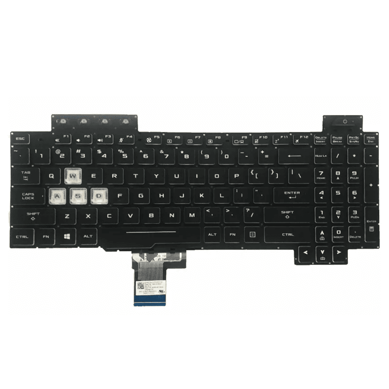 image-English Laptop keyboard for Asus TUF Gaming FX505 FX505G FX505D FX505GD FX505GE FX505GM FX505DY FX505DV fx505dt US Backlit