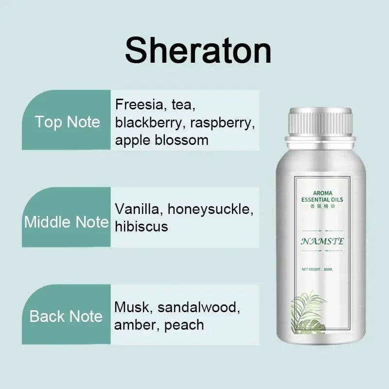 image-500ML Air Freshener Essential Oil Diffuser Refill Air Purifier for Hotels Electric Aromatic Oasis Humidifier Car Smoke Generator