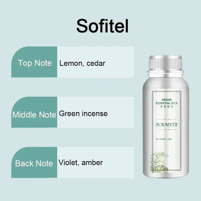 image-500ML Air Freshener Essential Oil Diffuser Refill Air Purifier for Hotels Electric Aromatic Oasis Humidifier Car Smoke Generator