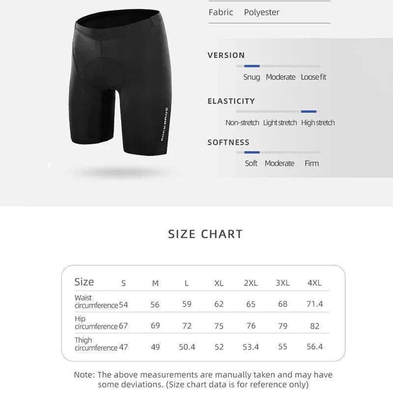 image-ROCKBROS Summer Cycling Short Pants Men Women Breathable Bicycle Shorts Shock Absorption Bike Shorts Cool Wicking Sport Pants