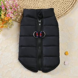 image-Winter Warm Pet Clothes For Small Dogs Windproof Pet Dog Coat Jacket Padded Clothing for Yorkie Chihuahua Puppy Cat Outfit Vest