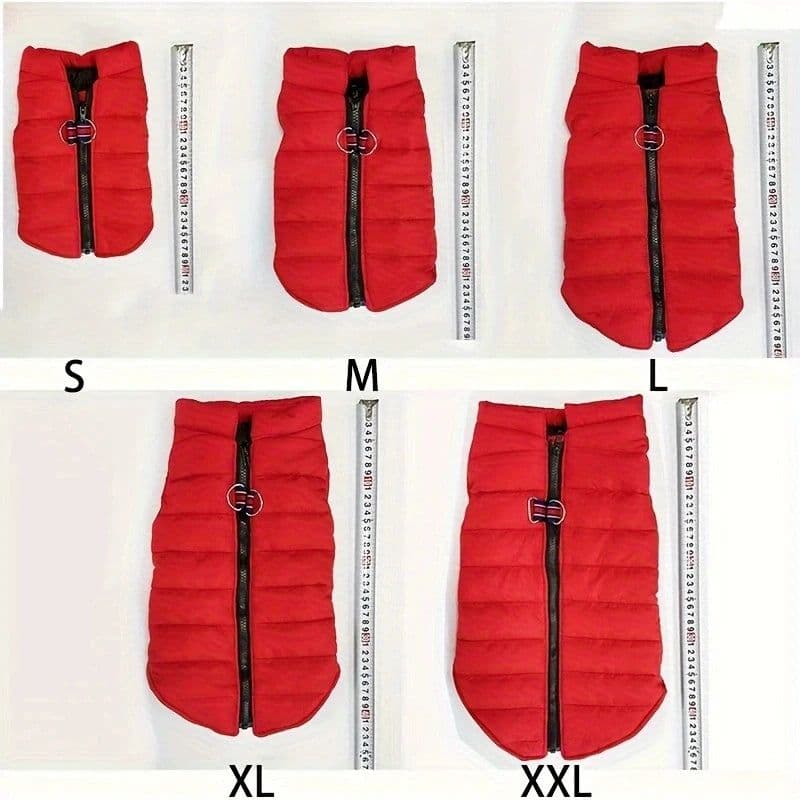 image-Winter Warm Pet Clothes For Small Dogs Windproof Pet Dog Coat Jacket Padded Clothing for Yorkie Chihuahua Puppy Cat Outfit Vest