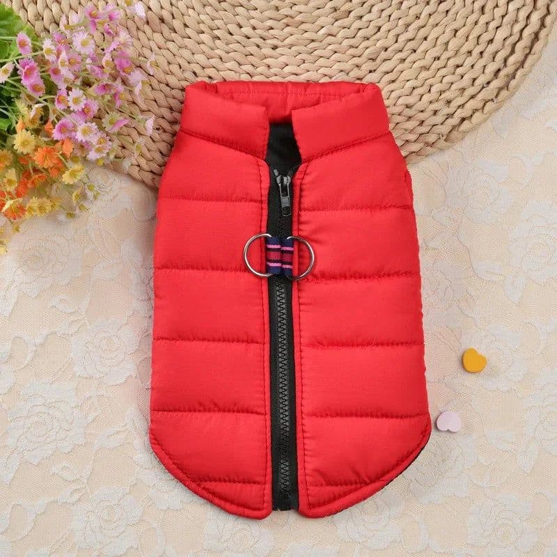 image-Winter Warm Pet Clothes For Small Dogs Windproof Pet Dog Coat Jacket Padded Clothing for Yorkie Chihuahua Puppy Cat Outfit Vest