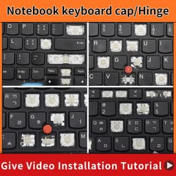 image-Replacement Keycap Key cap Hinge for Lenovo ThinkPad x1 Carbon Gen5 Gen6 5th 5th Gen 5 6 2017 2018 Laptop Keyboard