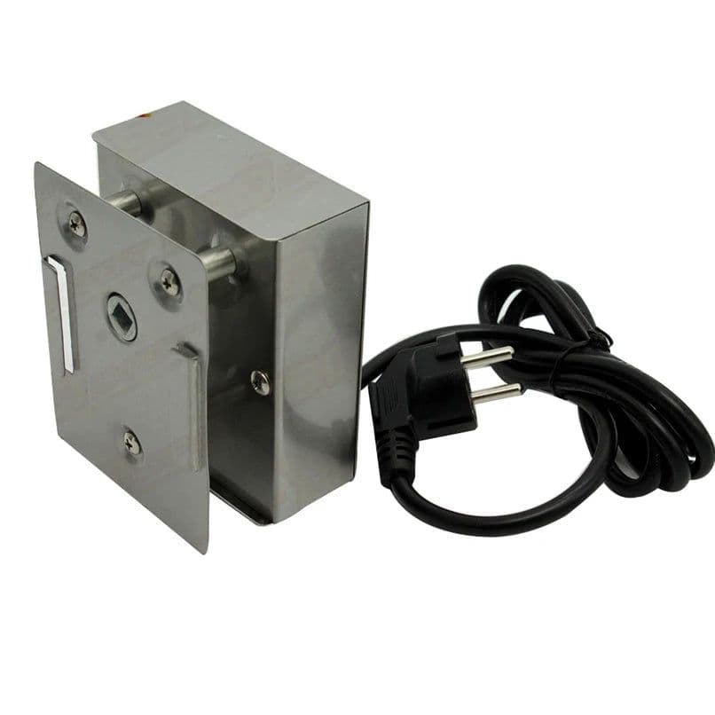 image-Electric Heavy Meat BBQ Rotisserie Rotating Motor Eletric Grill Barbecue Spit Metal Rotisserie Motor Barbecue Accessories 220V