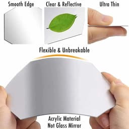 image-MCDFL Decorative Wall Mirrors Stickers Self-adhesive Wallpaper 3d Panels Decoration Bedroom Bathroom Accessories Home Interior