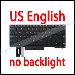 image-Laptop Replacement Keyboard for Lenovo ThinkPad E480 E485 E490 E495 L380 L390 L480 R480 T480S L490 T490 T495 01YP400 01YP280