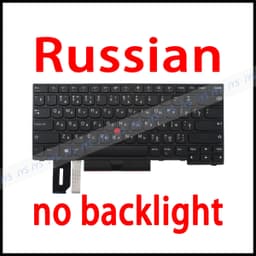 image-Laptop Replacement Keyboard for Lenovo ThinkPad E480 E485 E490 E495 L380 L390 L480 R480 T480S L490 T490 T495 01YP400 01YP280