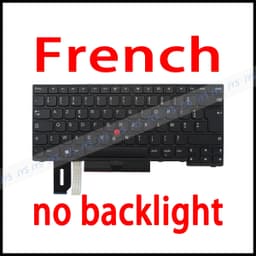 image-Laptop Replacement Keyboard for Lenovo ThinkPad E480 E485 E490 E495 L380 L390 L480 R480 T480S L490 T490 T495 01YP400 01YP280