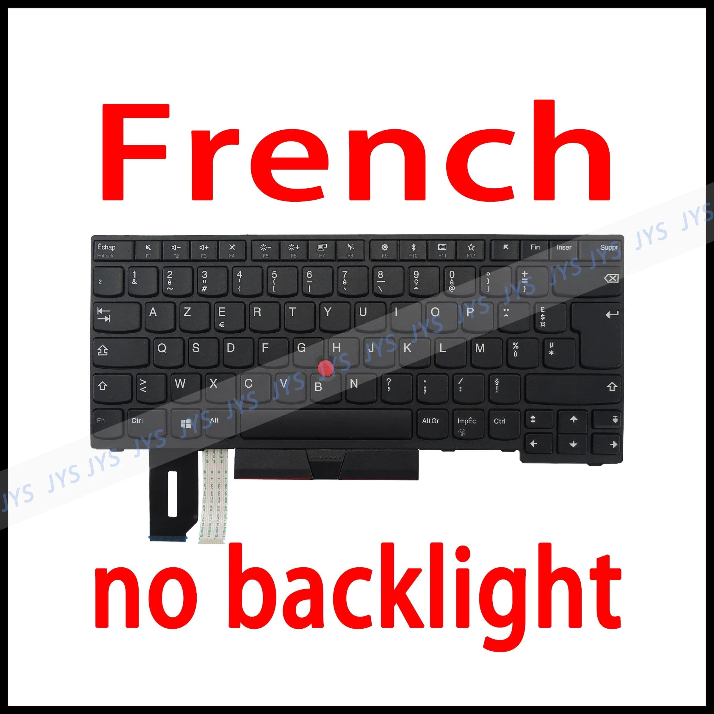 image-Laptop Replacement Keyboard for Lenovo ThinkPad E480 E485 E490 E495 L380 L390 L480 R480 T480S L490 T490 T495 01YP400 01YP280