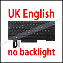 image-Laptop Replacement Keyboard for Lenovo ThinkPad E480 E485 E490 E495 L380 L390 L480 R480 T480S L490 T490 T495 01YP400 01YP280