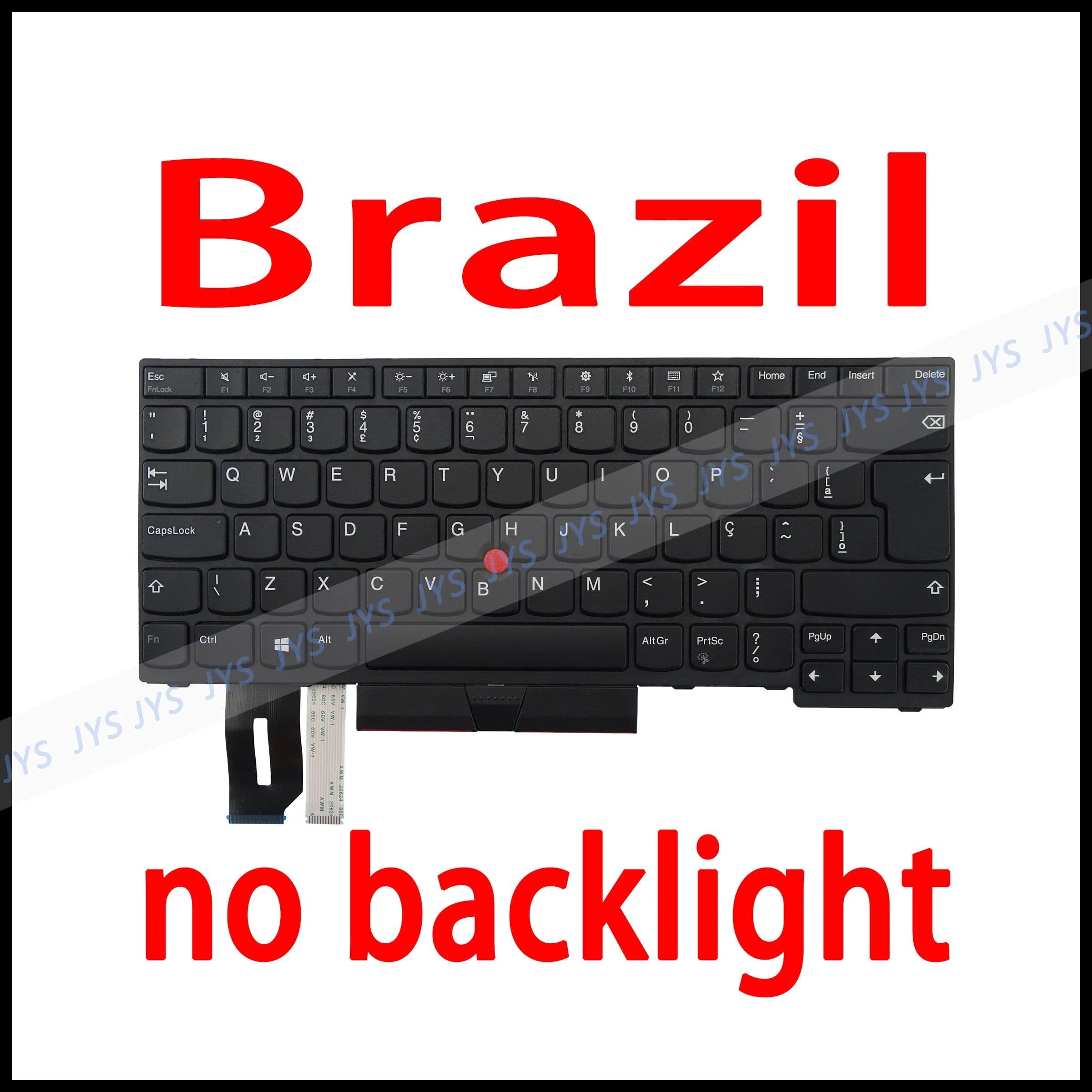 image-Laptop Replacement Keyboard for Lenovo ThinkPad E480 E485 E490 E495 L380 L390 L480 R480 T480S L490 T490 T495 01YP400 01YP280