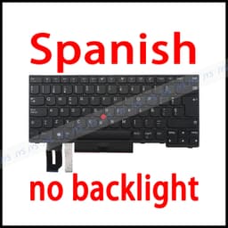 image-Laptop Replacement Keyboard for Lenovo ThinkPad E480 E485 E490 E495 L380 L390 L480 R480 T480S L490 T490 T495 01YP400 01YP280